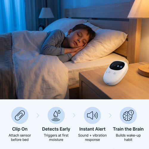 DryNight™  -- Wireless Bedwetting Alarm
