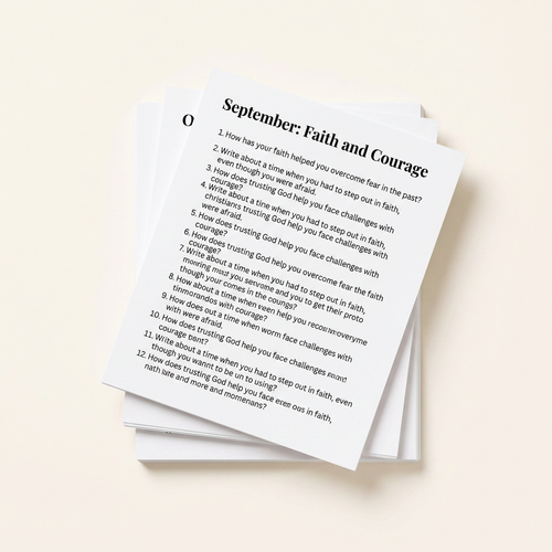 365 Christian Journal Prompts (Digital Download)